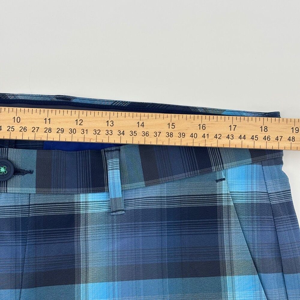 Tommy Bahama IslandZone Performance Hybrid Shorts Blue Plaid Men 36 Stretch Golf - Picture 5 of 9